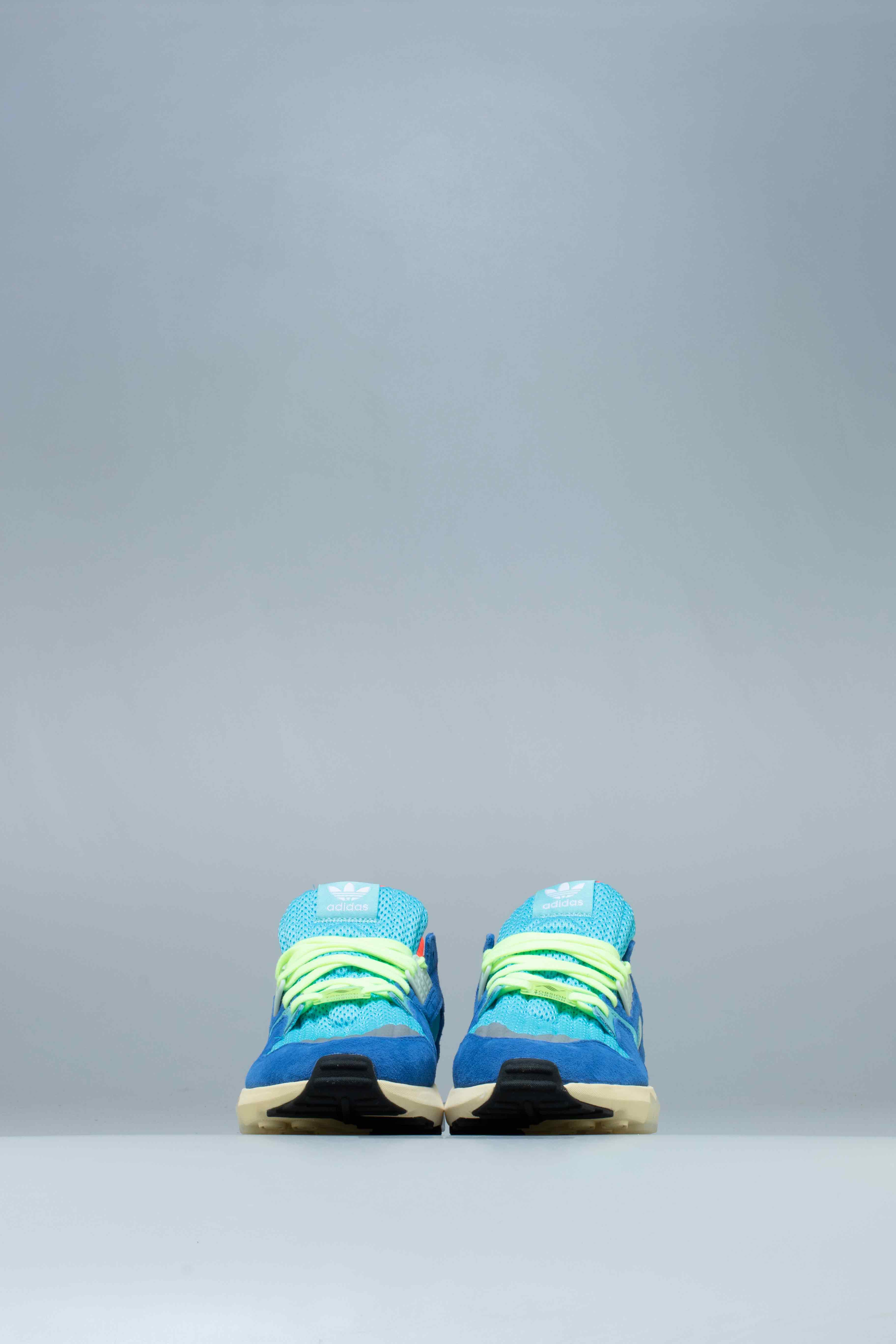 ZX Torsion Mens Lifestyle Shoe Bright Cyan Linen Green Blue