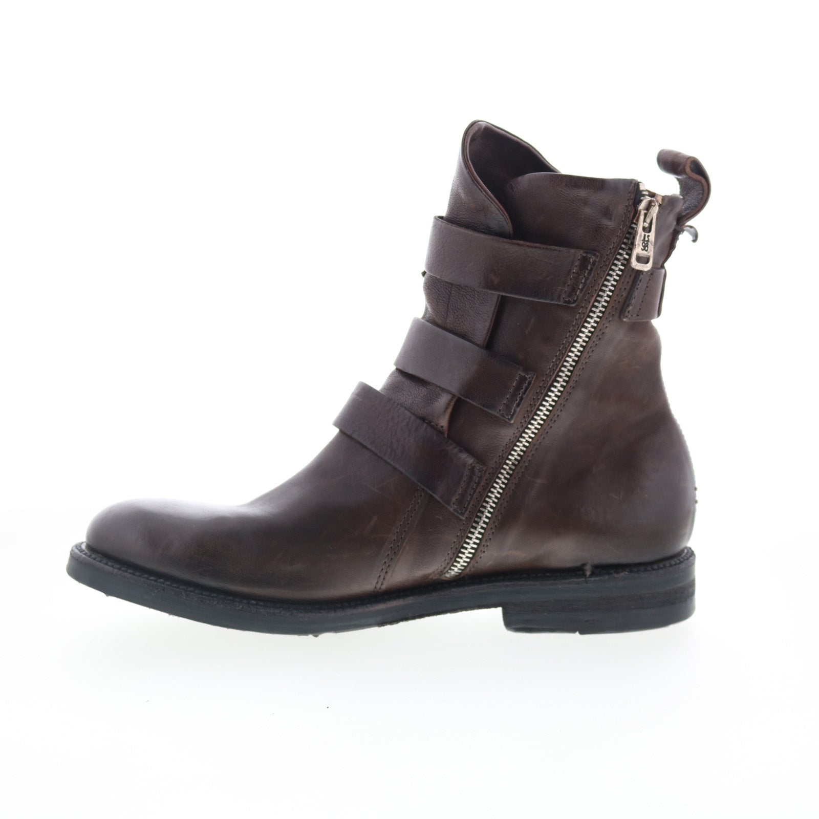 Samit 347237-101-6507 Womens Brown Leather Casual Dress Boots