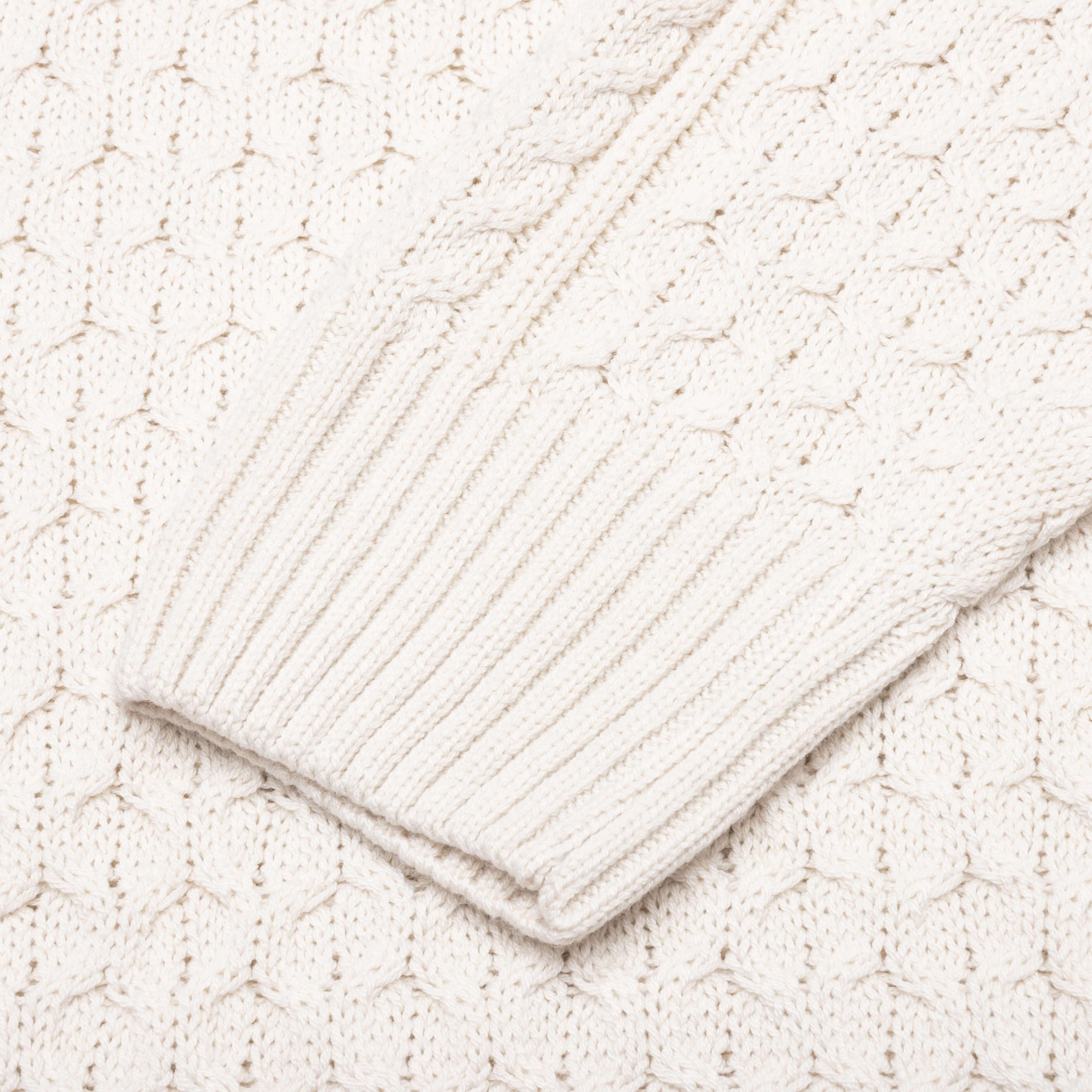 Nike Life Cable Knit Turtleneck Sweater Light Bone