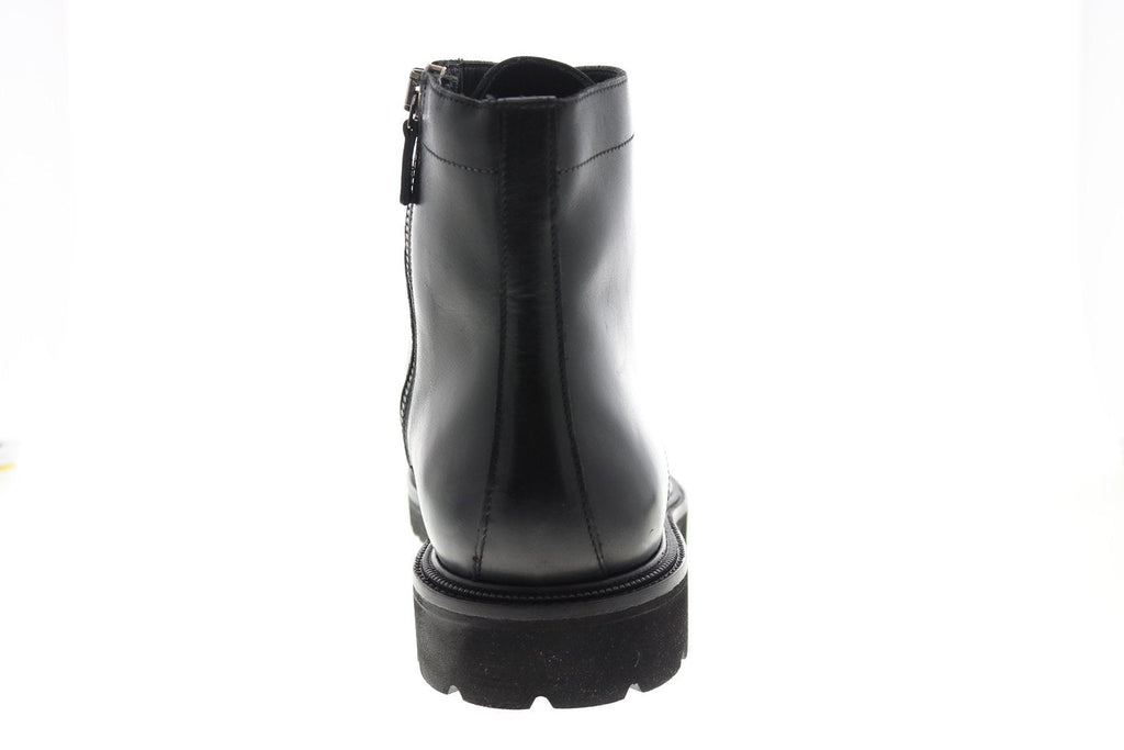 Aquatalia Patrizio Calf 34M0935-BLK Mens Black Leather Casual Dress Boots