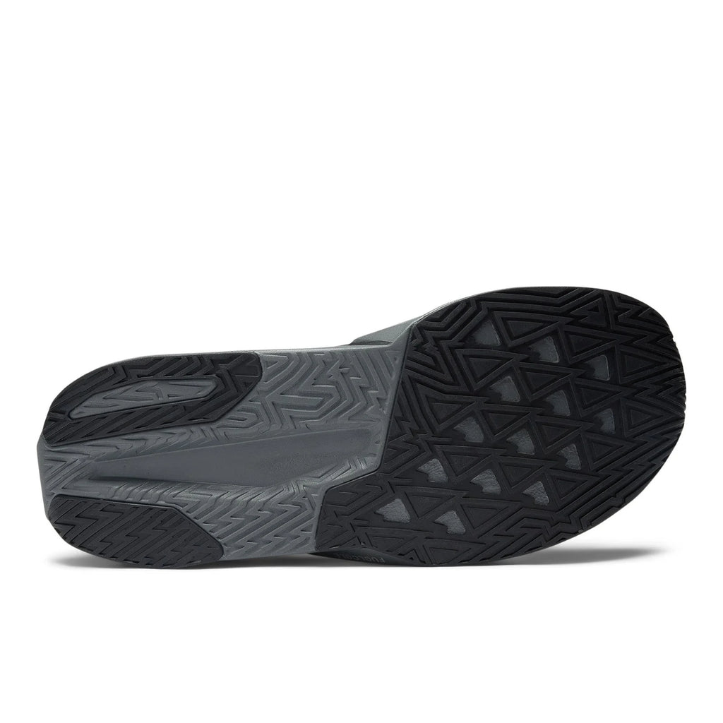 Men's FuelCell Rebel v5 in Black with Castlerock and Silver Metallic