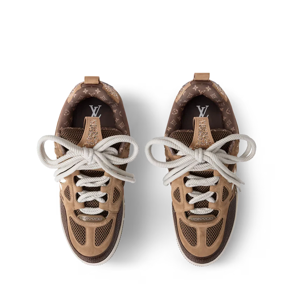 LV Skate Sneaker Brown Crystal