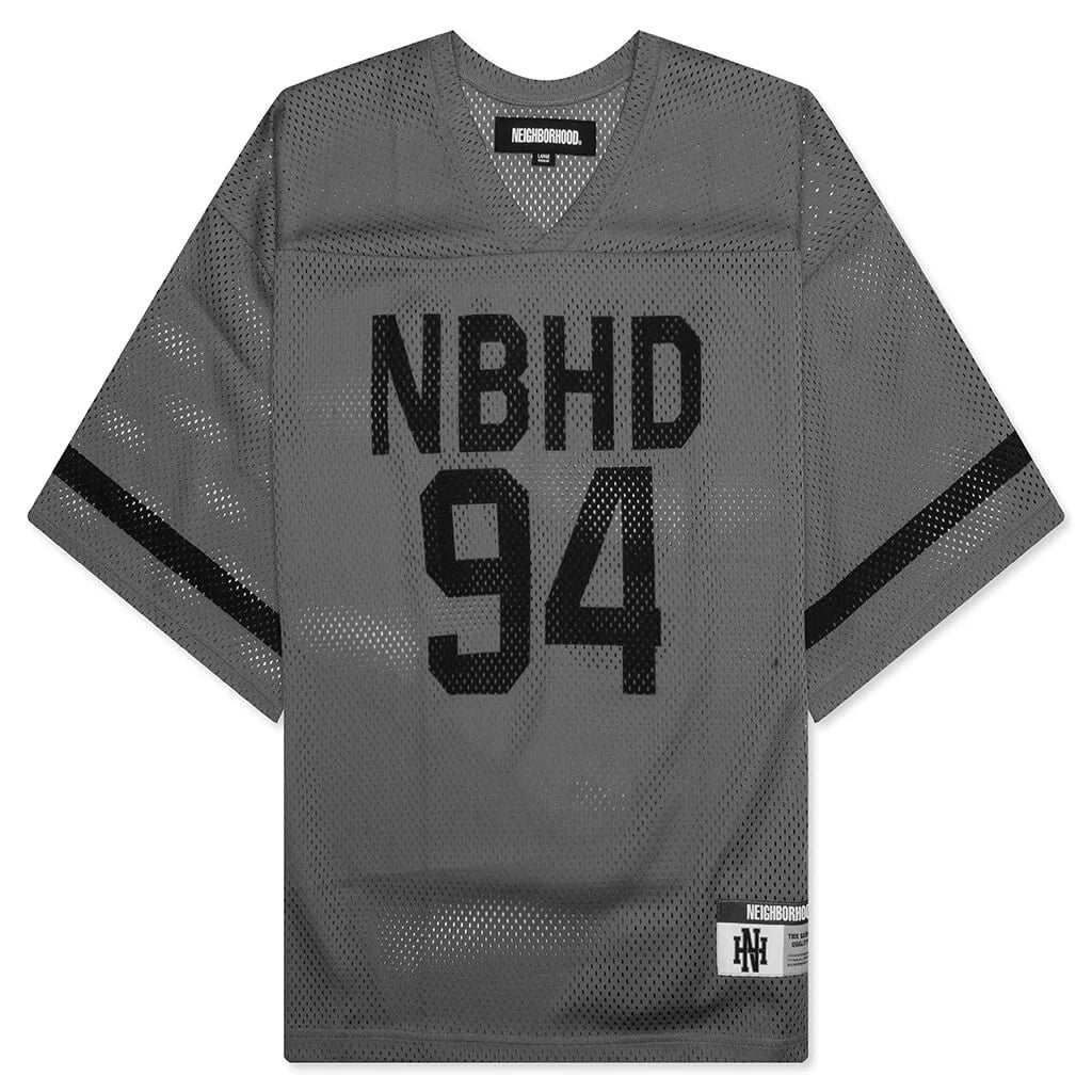 Hockey S S V Neck Jersey Gray
