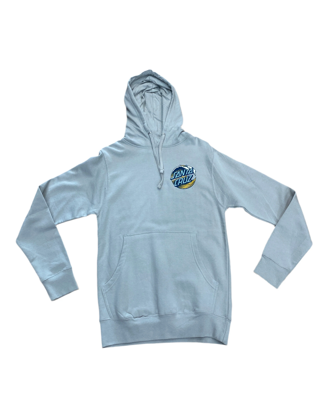 Santa Cruz Womens Wave Dot Hooded Sweatshirt Grey
