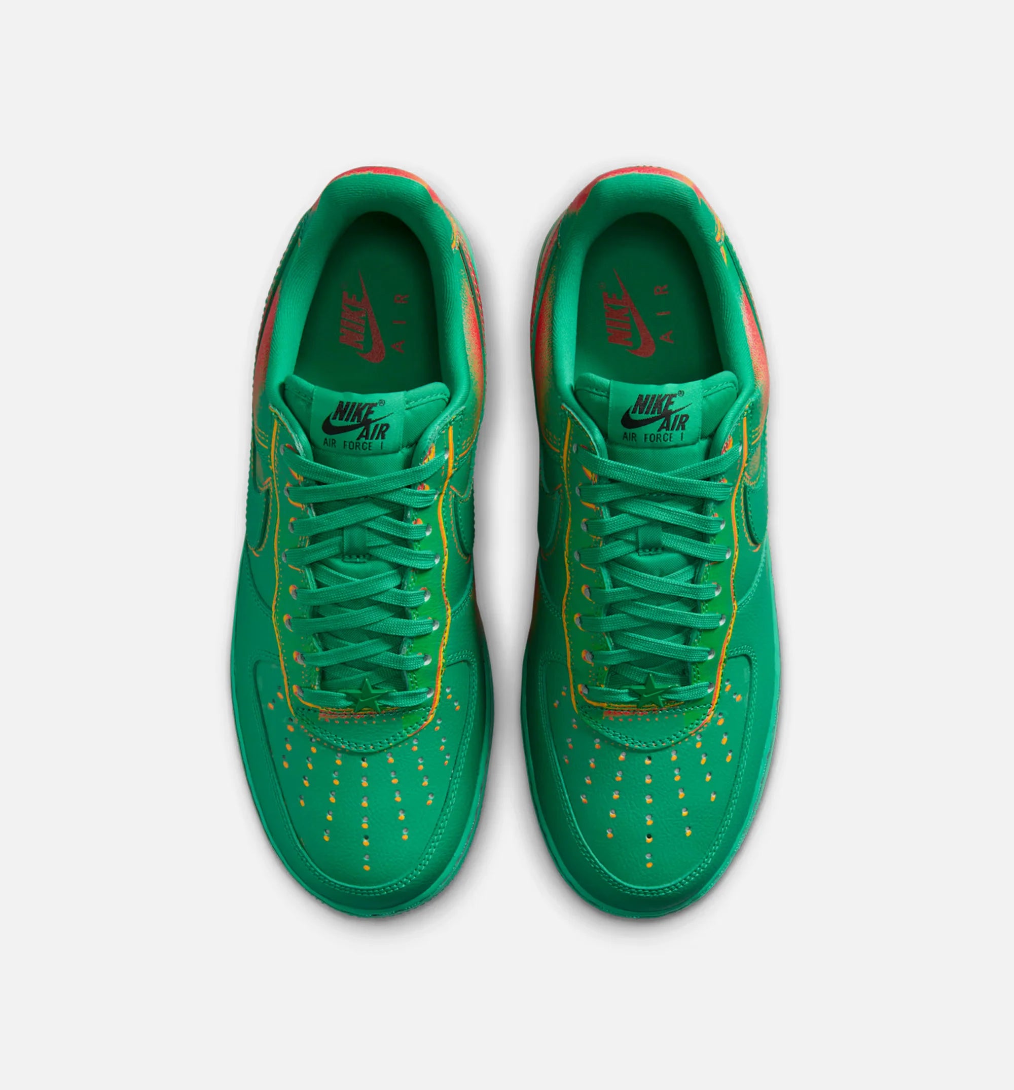 Air Force 1 Low Stadium Green Laser Orange Mens Lifestyle Shoe Stadium Green Bright Crimson Laser Orange