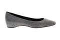 Aquatalia Marcella Glitter 34L3005-MLT Womens Gray Canvas Flats Ballet Shoes