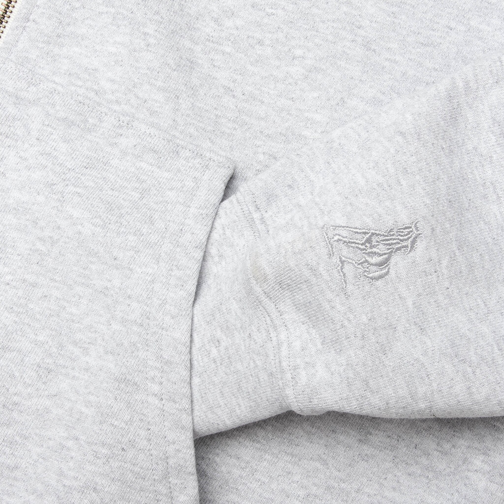 Days USA Zip Up Hoodie Heather Grey
