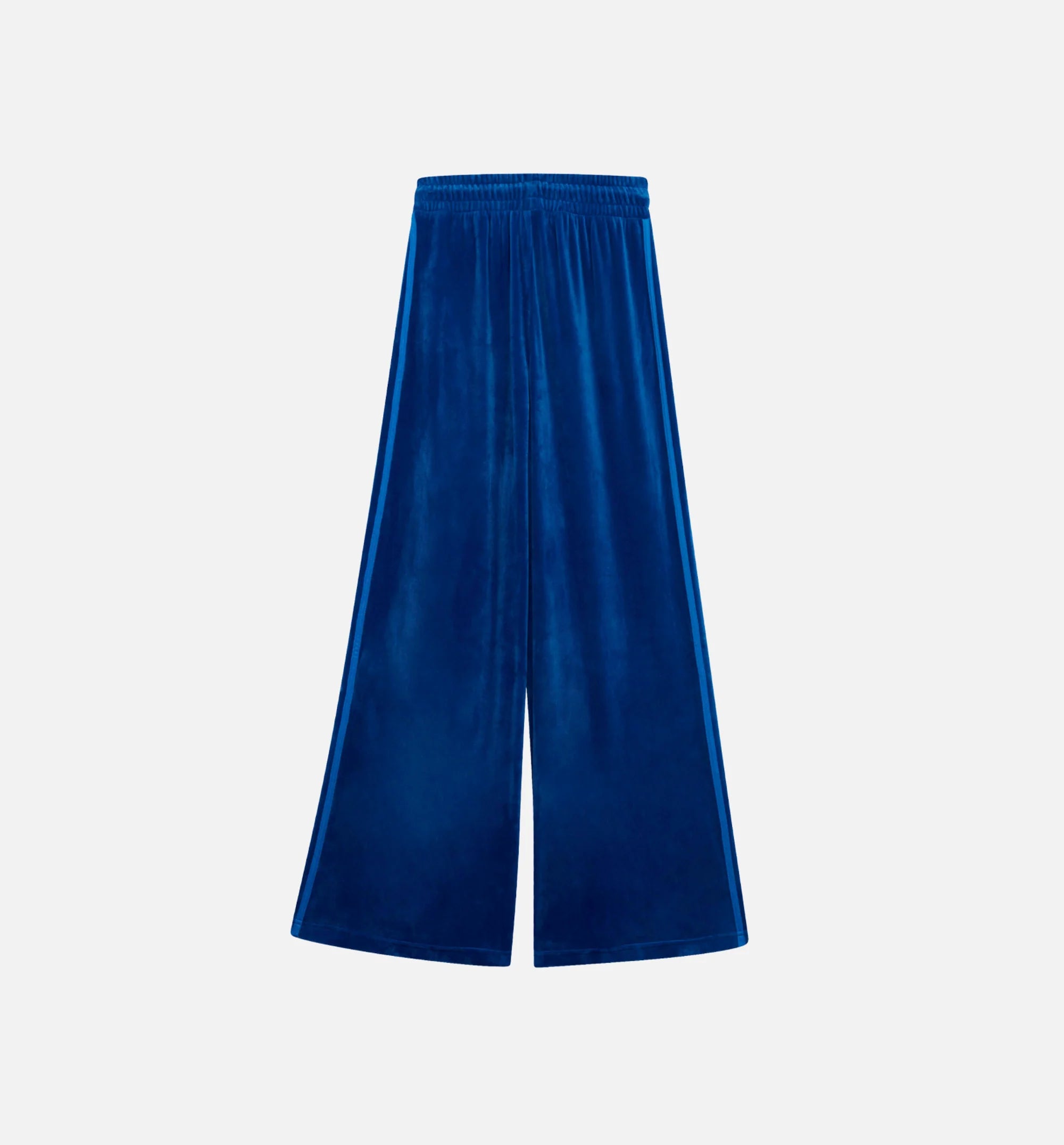Jeremy Scott Velour Track Pant Womens Pants Blue