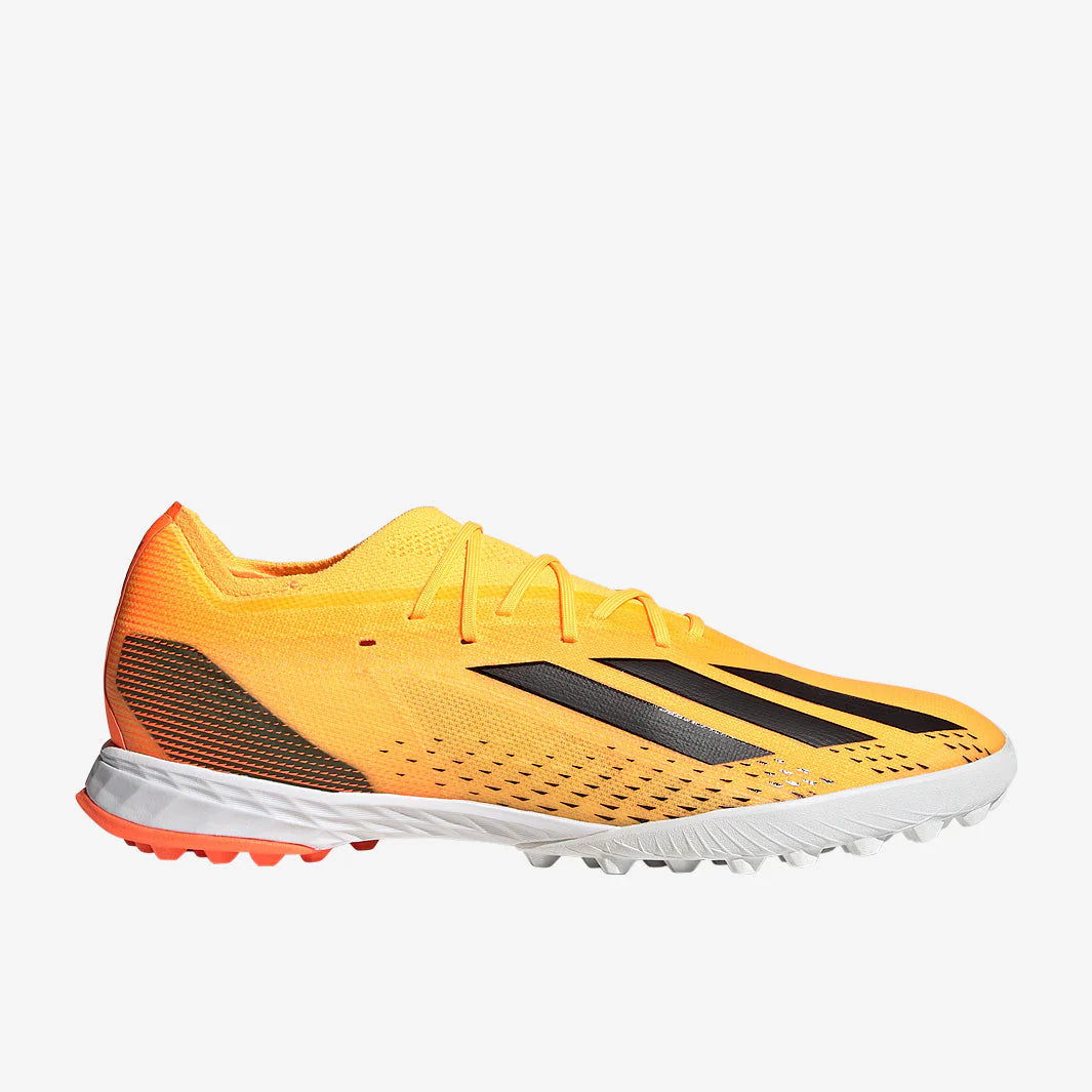 adidas X Speedportal1 TF Turf Soccer Cleats Solar Gold Black Solar Orange