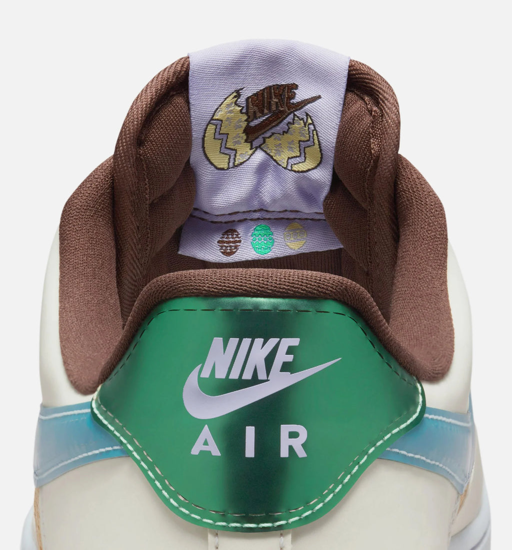 Air Force 1 Retro Sesame and White Mens Lifestyle Shoe Summit White Glacier Blue Mint Foam