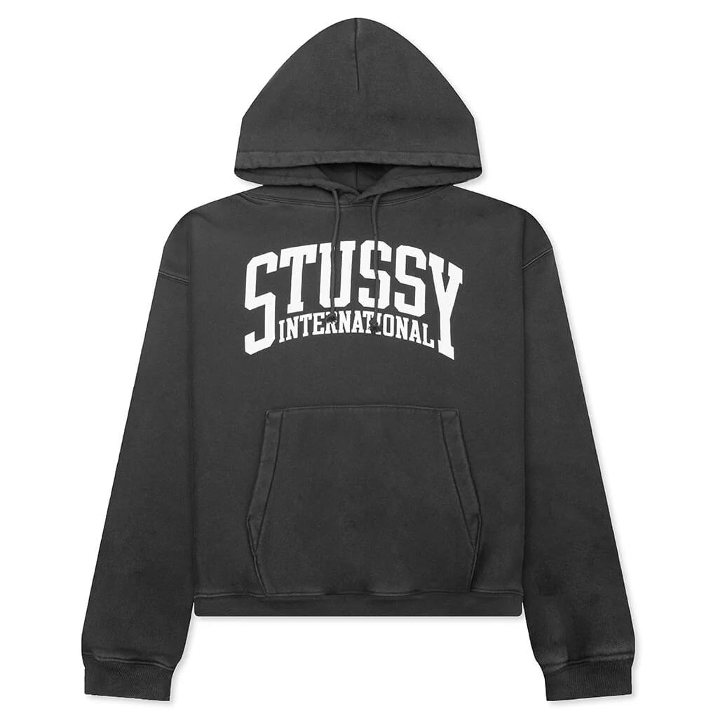 Stussy Intl Relaxed Hoodie Washed Black