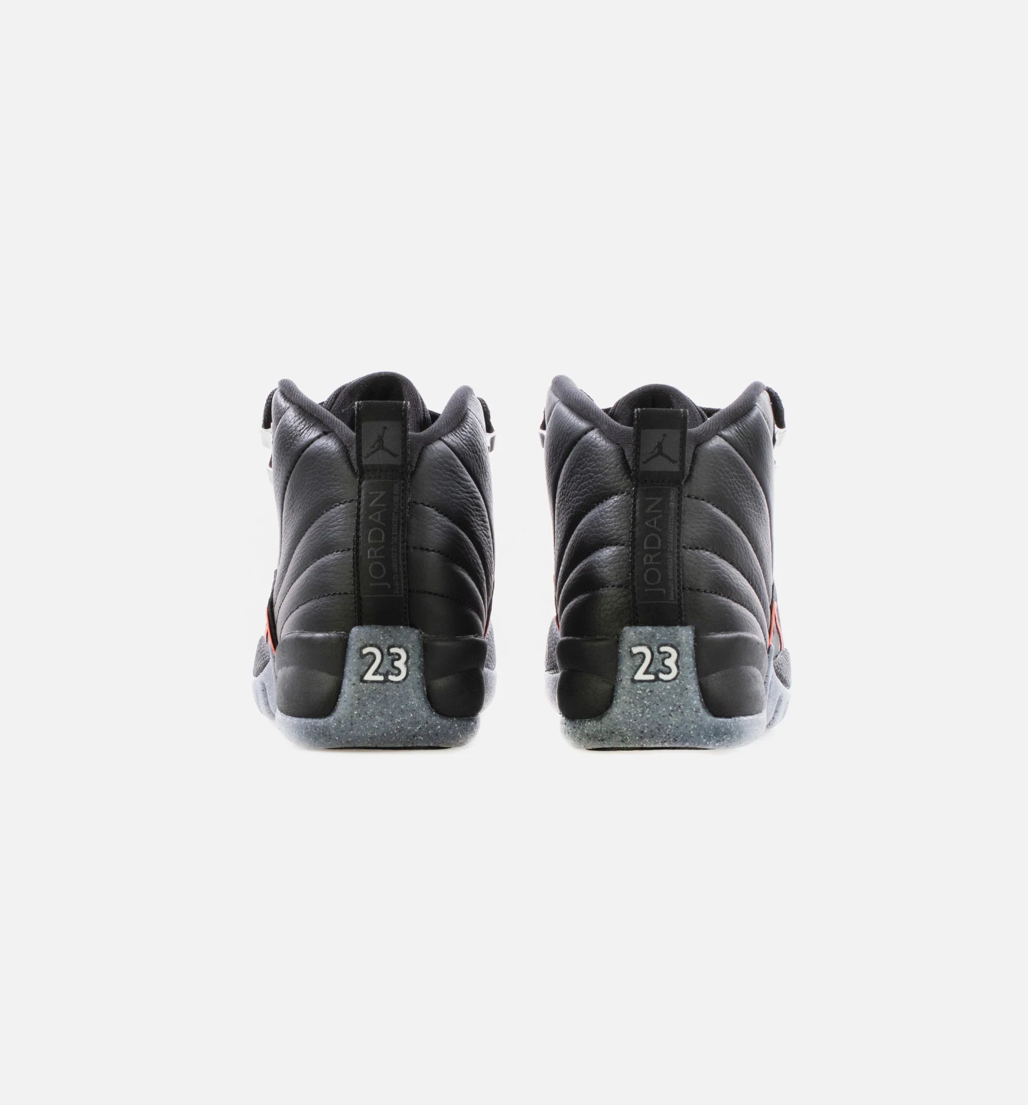 Air Jordan 12 Retro Utility Grade School Lifestyle Shoe Black Limit One Per Customer