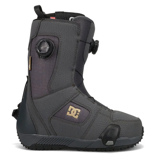 DC Mens 2026 Phase BOA Pro Step On Snowboard Boots Dark Grey