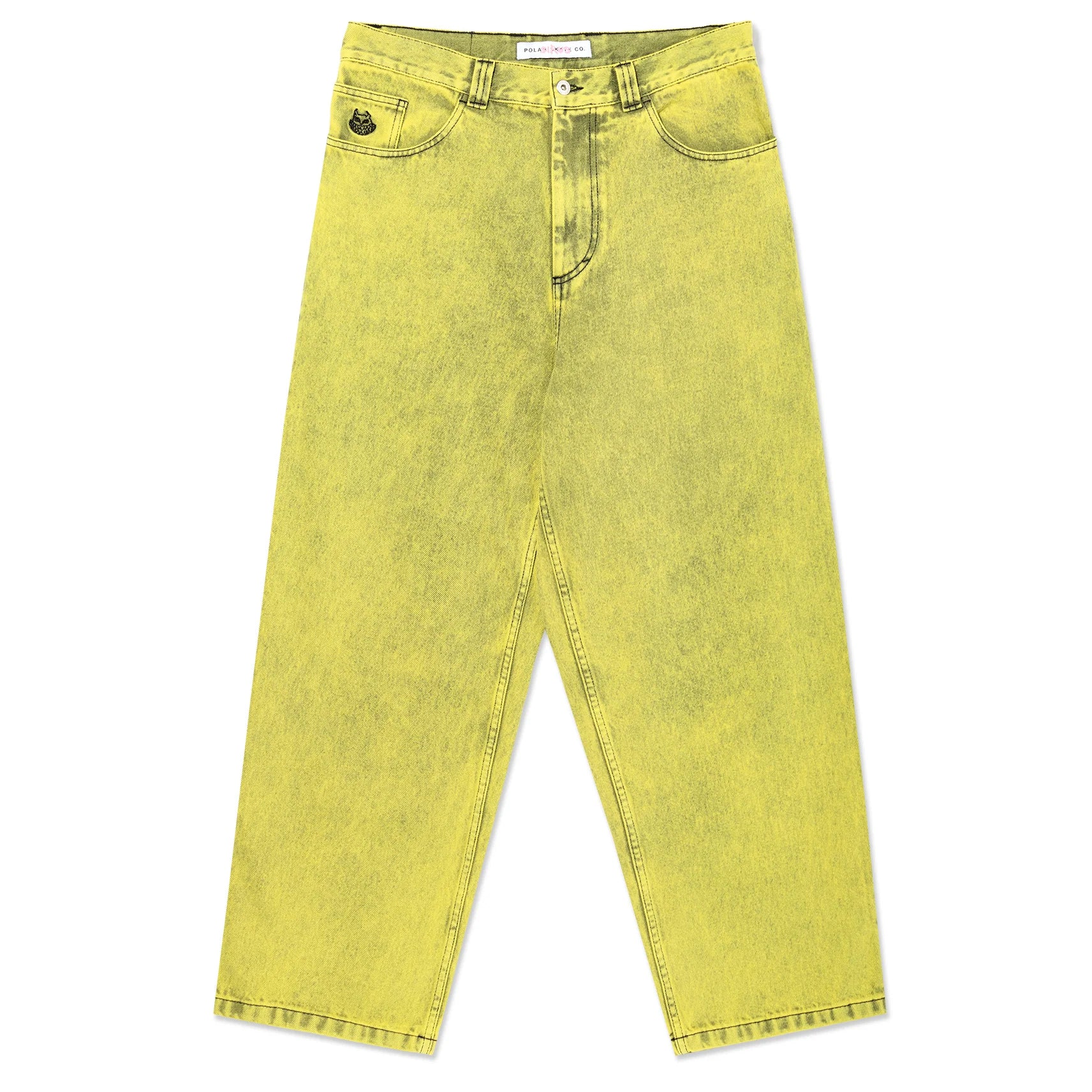 Polar Skate Co Big Boy Pants Lemon Black