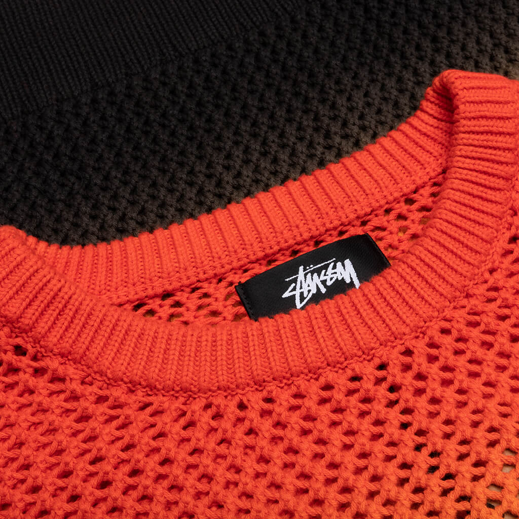 Pigment Dyed Loose Gauge Sweater Lava