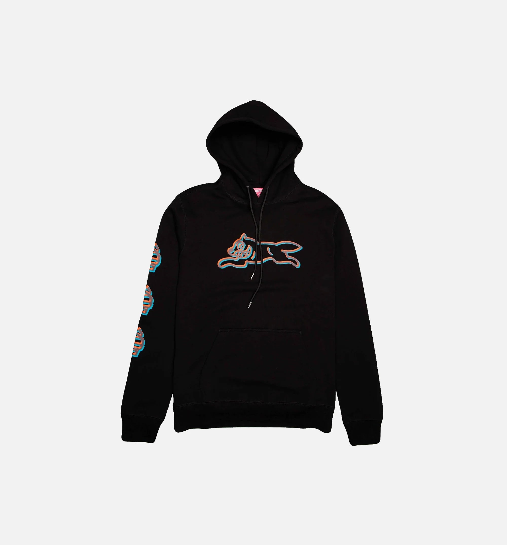 Chocolate Mens Hoodie Black Black