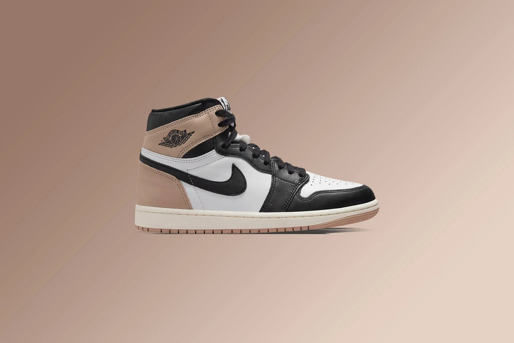 Womens Air Jordan 1 Retro High OG Latte Black Legend Brown White
