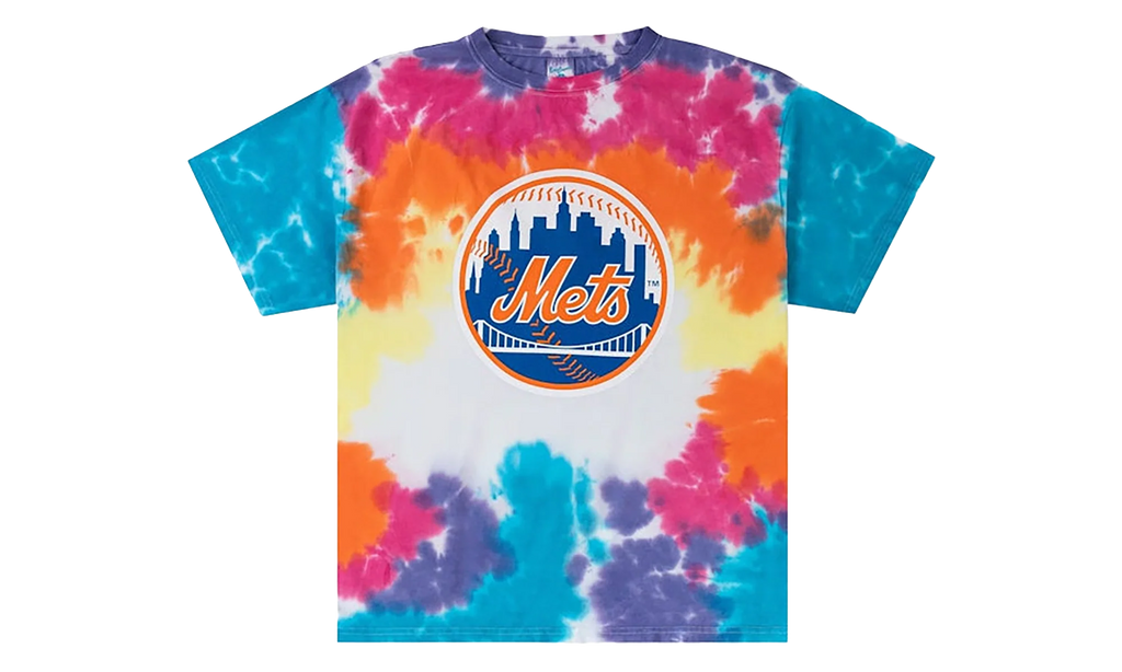 EE SUBWAY SHIRT TIE DYE "METS SS24 - Tie Dye/Orange" EE824