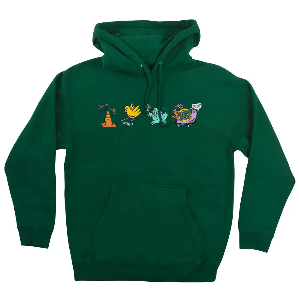 Santa Cruz Skate Like A Girl Hoodie Alpine Green