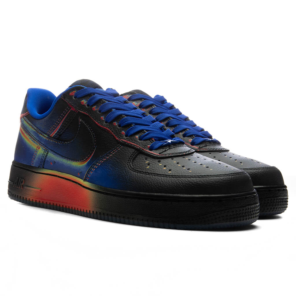 Air Force 1 Low Retro Heat Map Black Racer Blue Volt Ice Bright Crimson