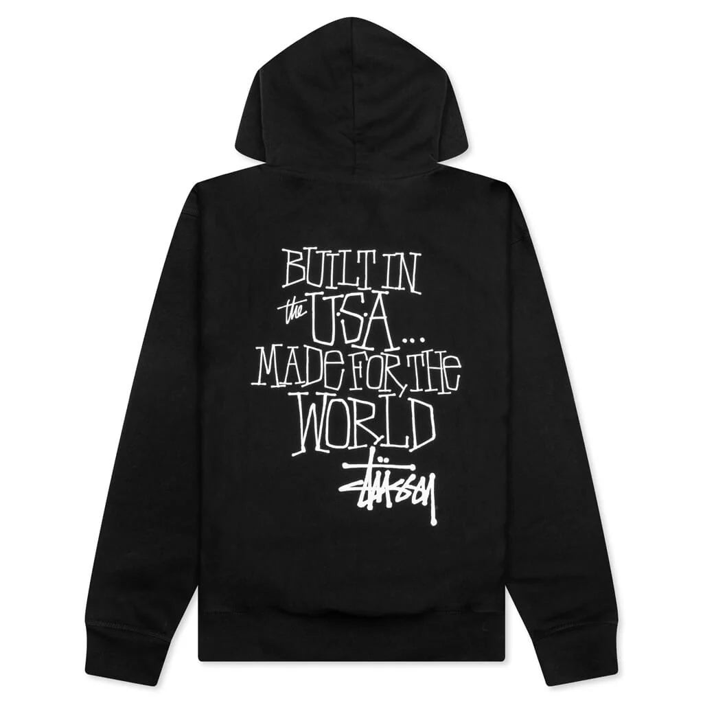 Built In Usa Hoodie Black