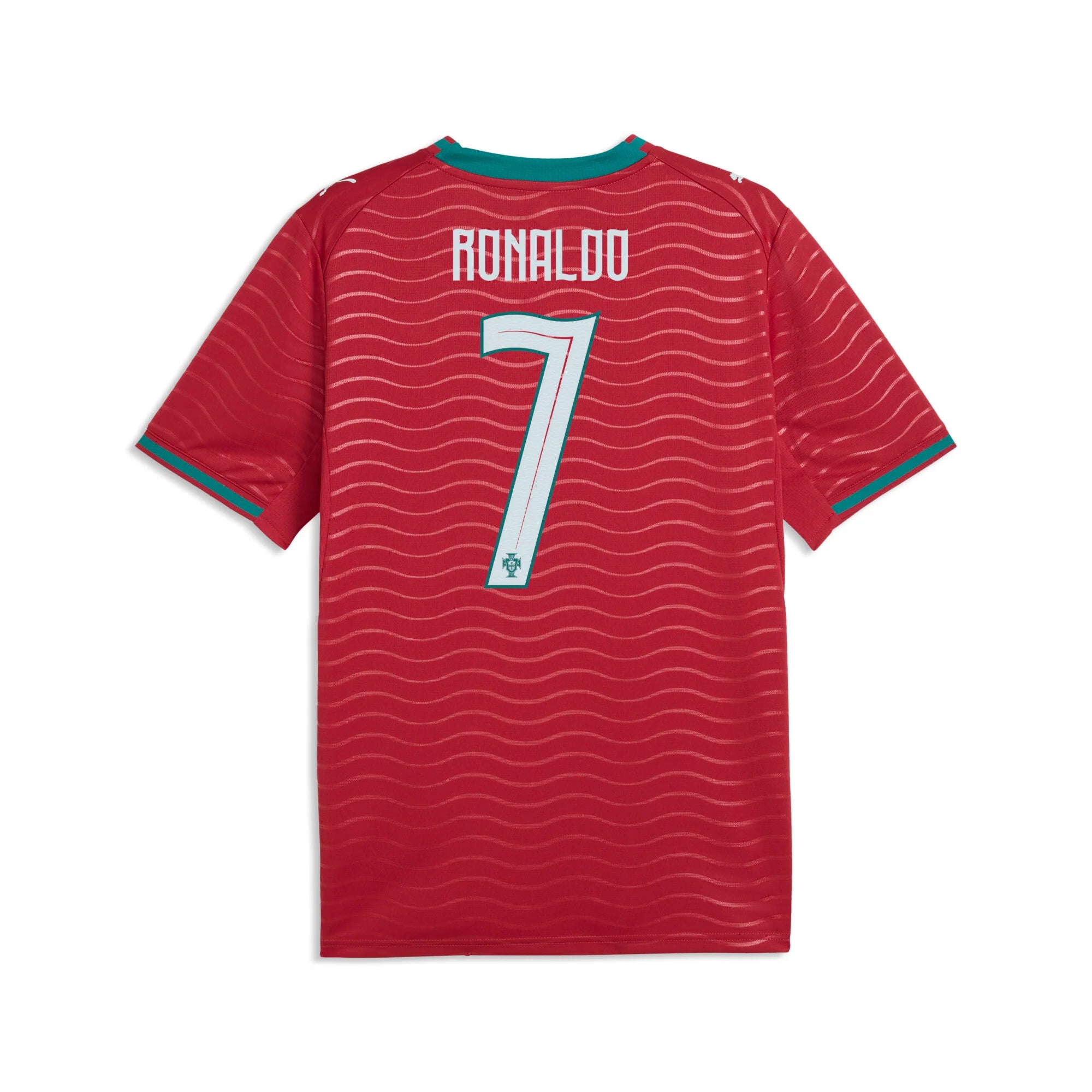 PUMA Portugal Home Cristiano Ronaldo CR7 Mens Soccer Jersey 2026 Red Green