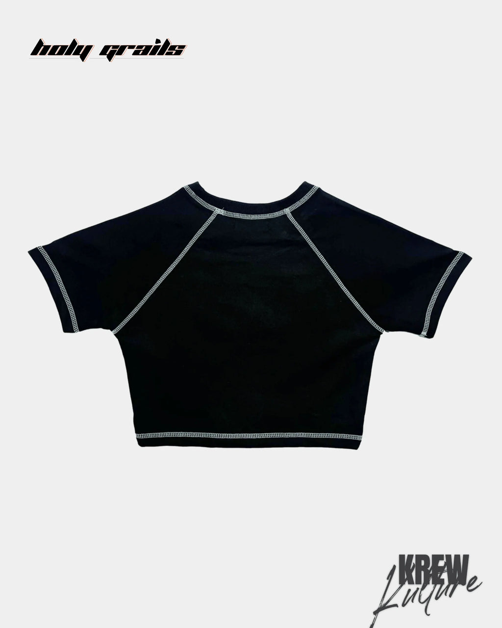 Black White Era Crop Top HG x Krewe Kulturr