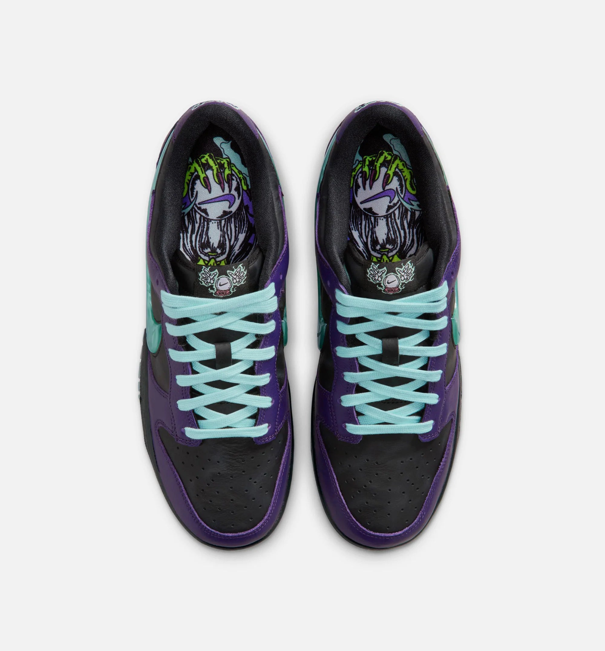 Dunk Low Retro Halloween Mens Lifestyle Shoe Black Grand Purple Artisan Teal