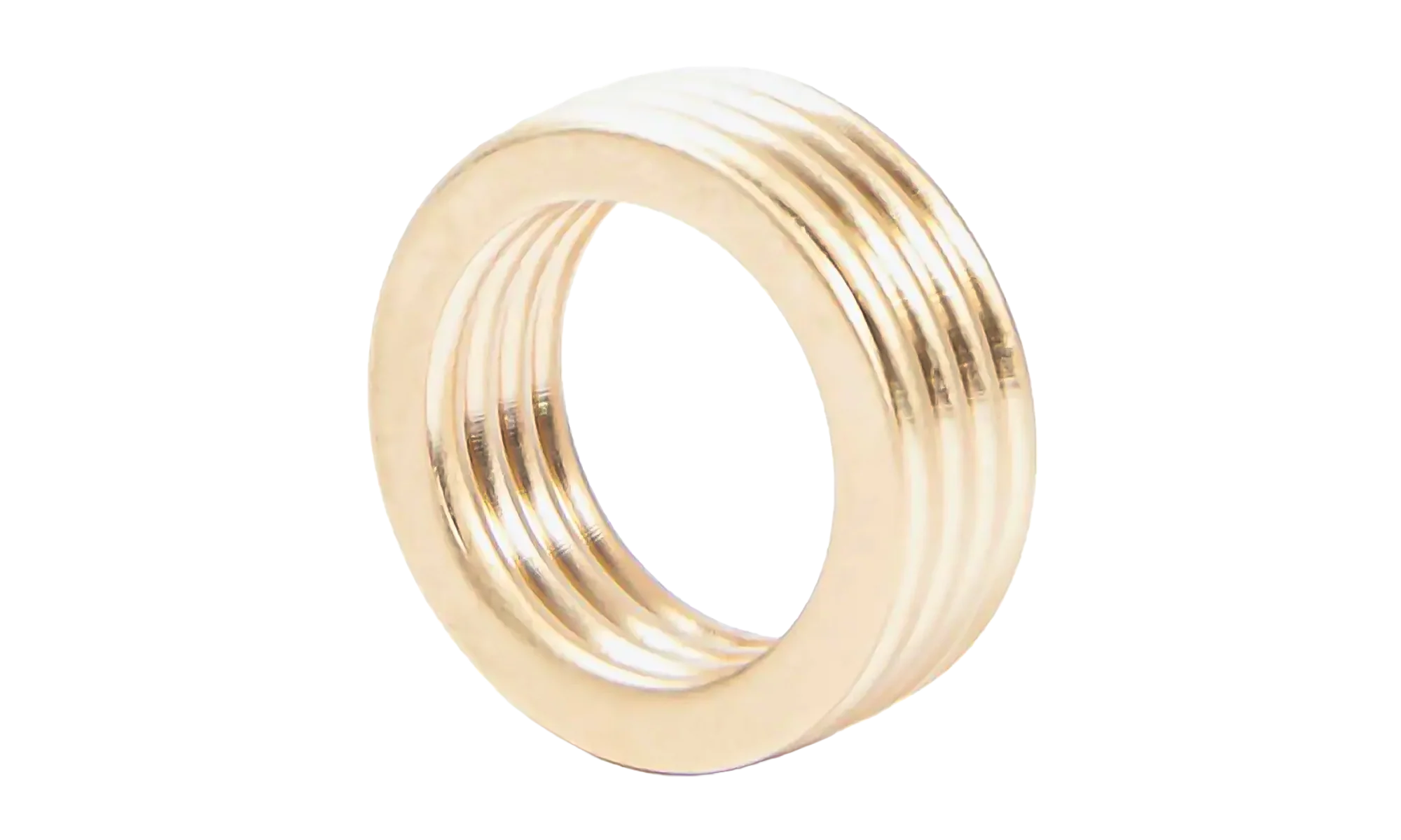 BOTL & NUT RIBBED RING "GOLD" SM0UQ0022SV0273950