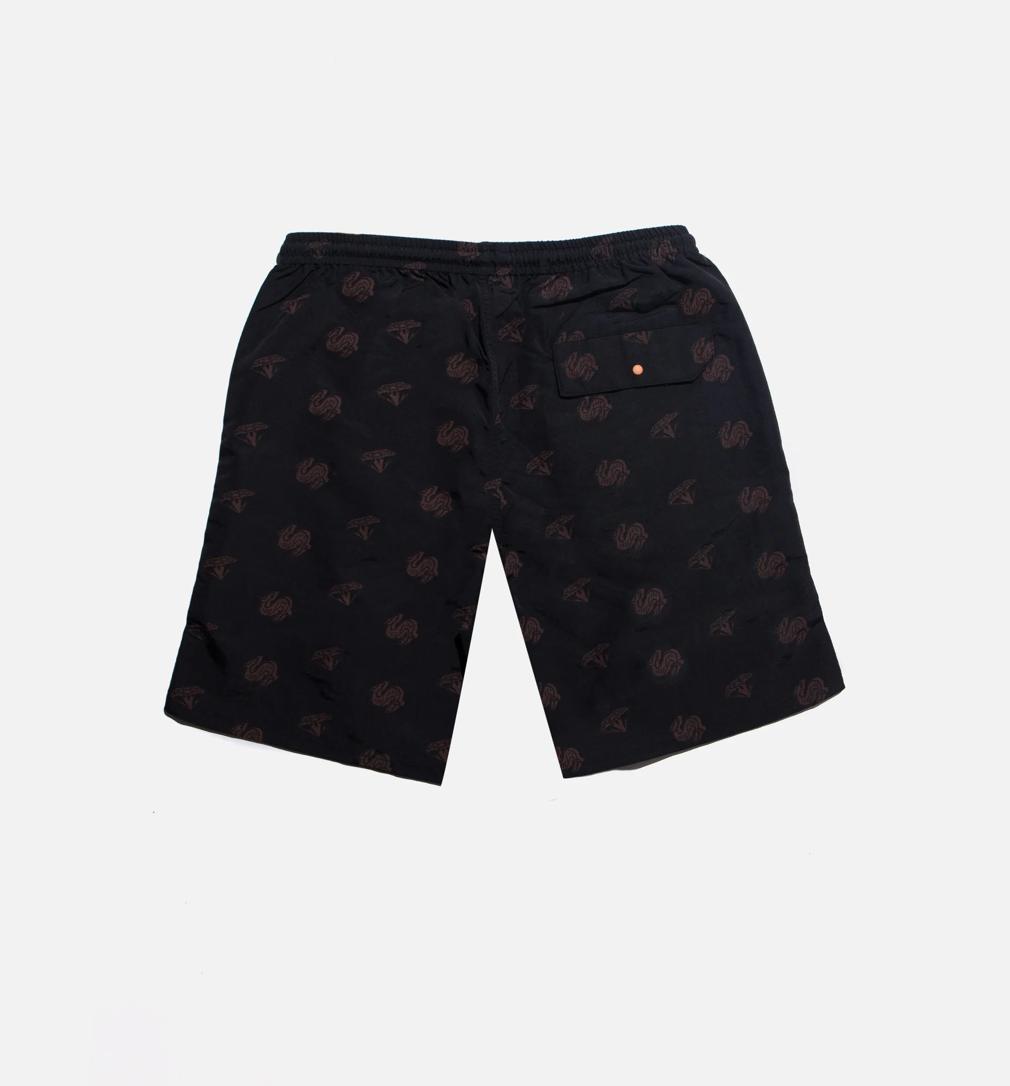 Cream Short Mens Shorts Black