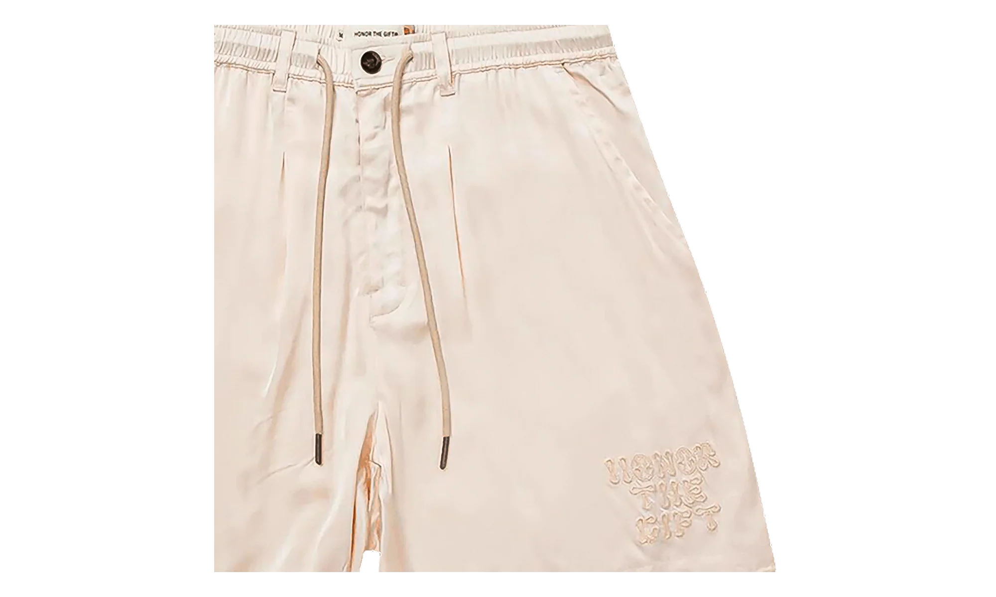 Blanket Stitch Shorts Bone "Bone" HTG240223 BONE