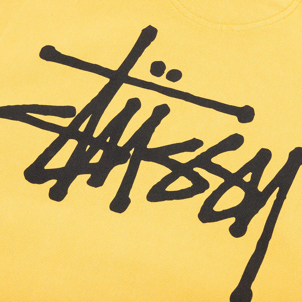 Basic Stussy Pigment Dyed Hoodie Honey