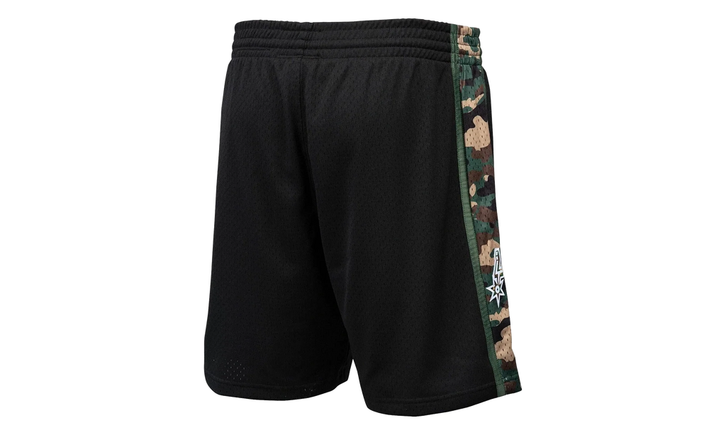 NBA Straight Fire Camo Swingman Shorts "1994 San Antonio Spurs - Black" BA30ZC SAS K NNM