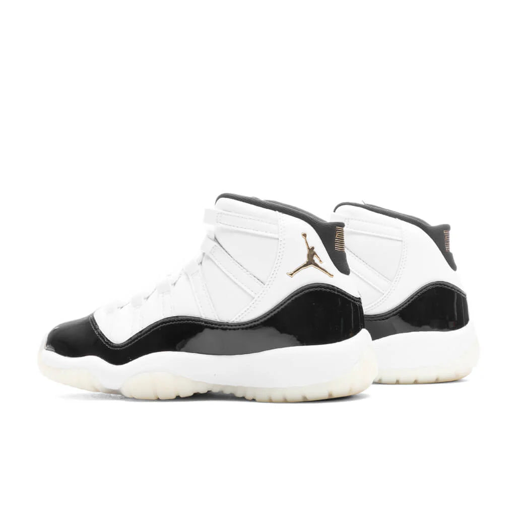Air Jordan 11 Retro GS Gratitude Defining Moments White Metallic Gold Black