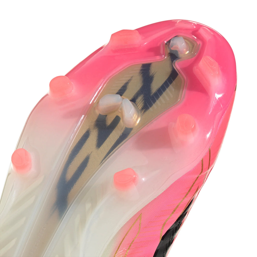 adidas F50 Hyperfast Elite Laceless Firm Ground Youth Soccer Cleats Turquesa Black Gold