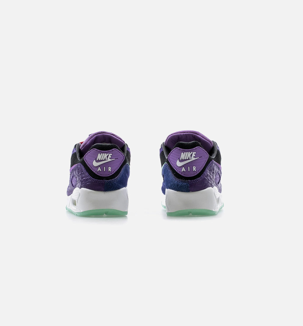 Air Max 90 QS Mashup Mens Running Shoe Purple Black Volt