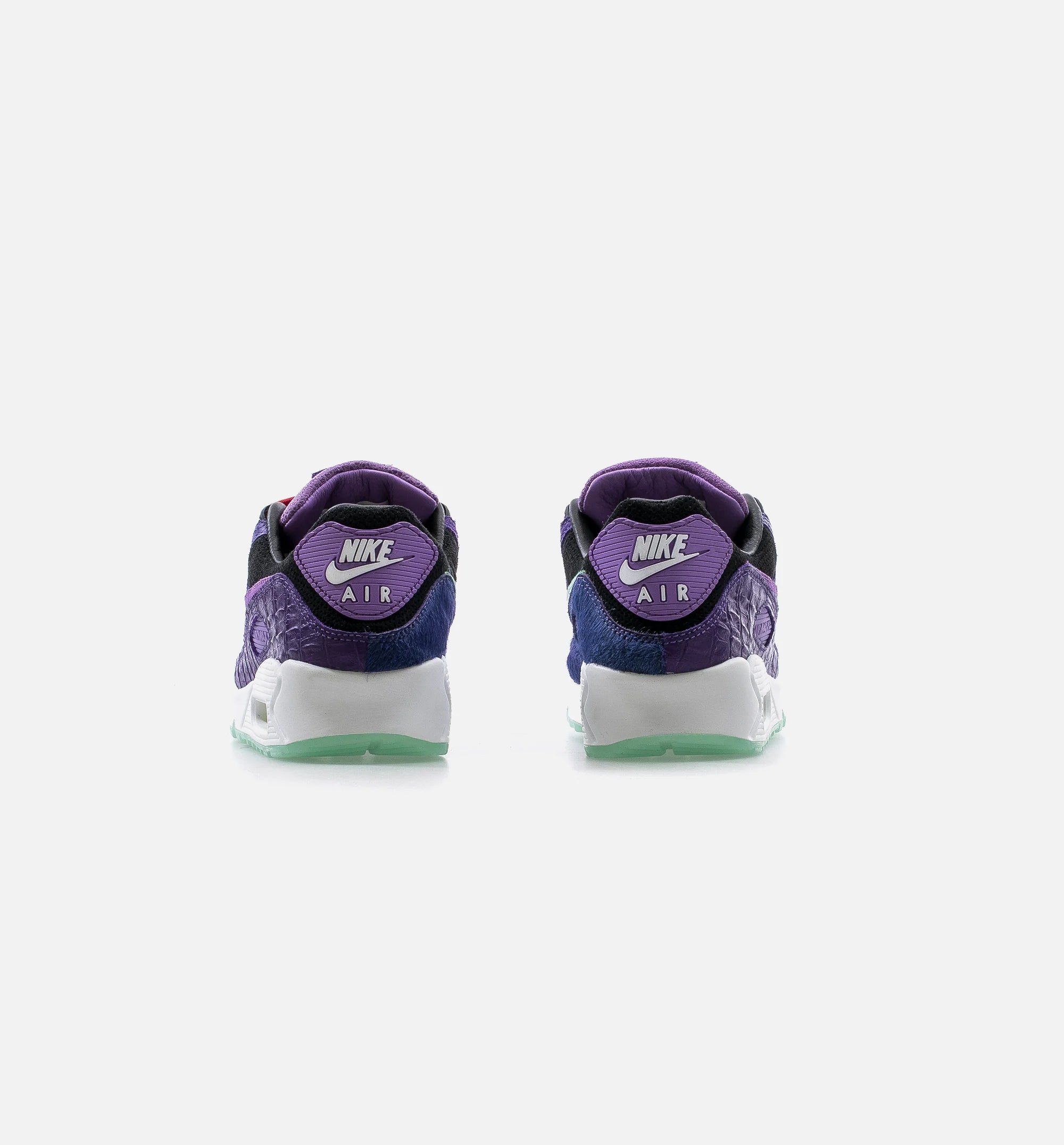 Air Max 90 QS Mashup Mens Running Shoe Purple Black Volt