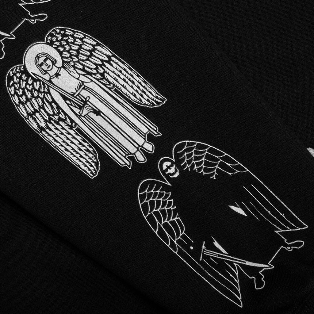 Angel Demon Hoodie Black