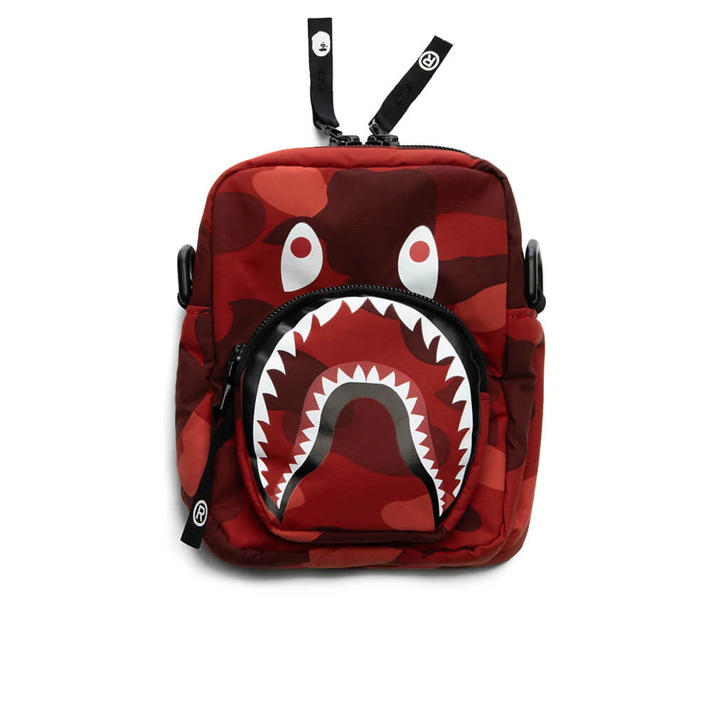 Color Camo Shark Mini Bag Red