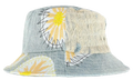 Blue Daisy Upcycled Bucket Hat "Blue" 2637 1SS220703DUBH SKY