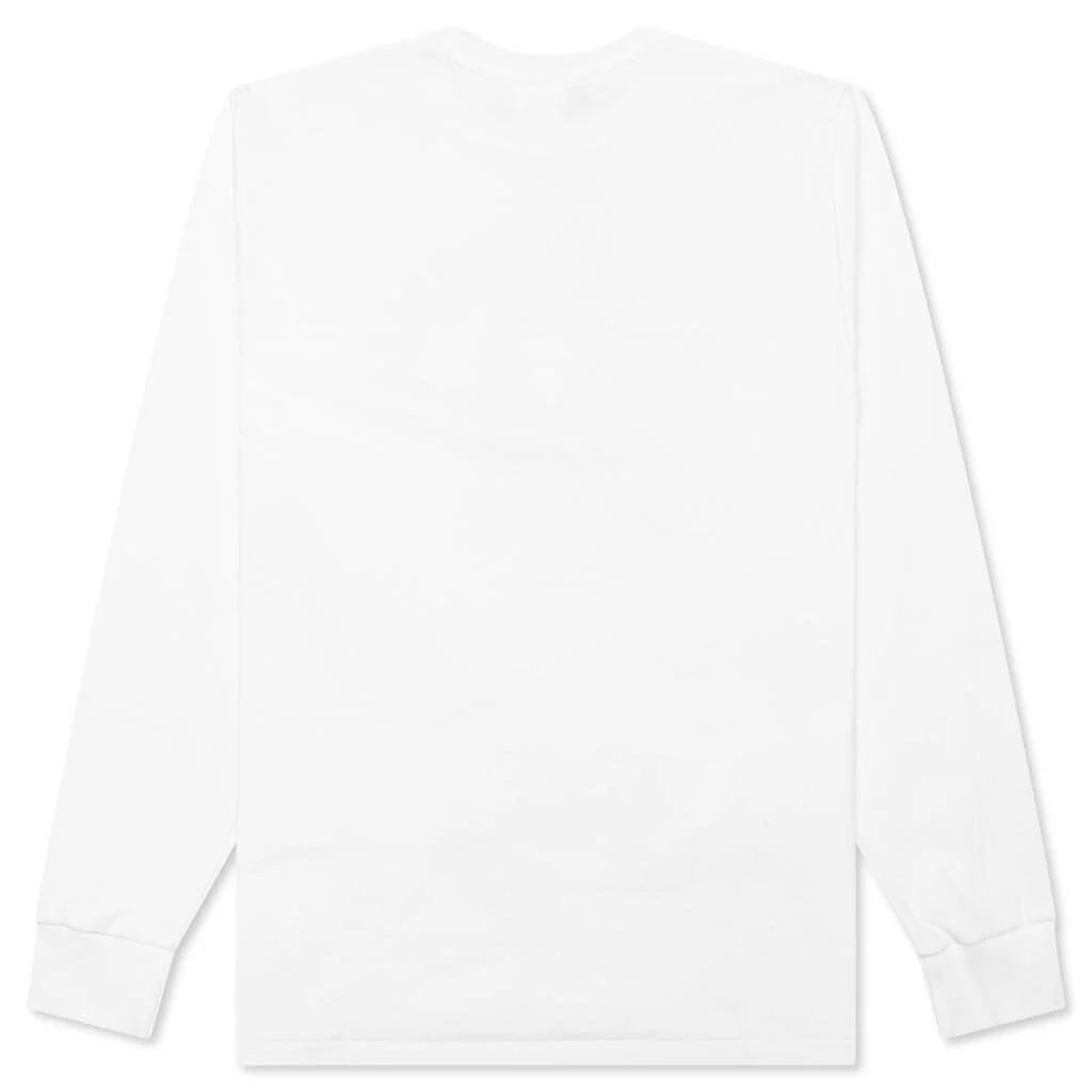 Liquid Camo College L S Tee White