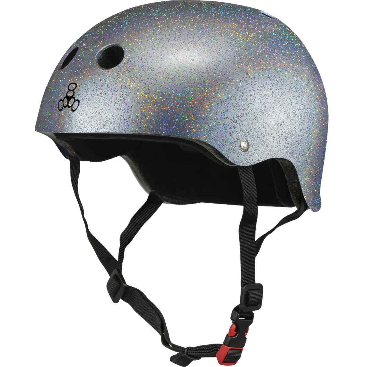 Triple 8 Sweatsaver Silver Glitter