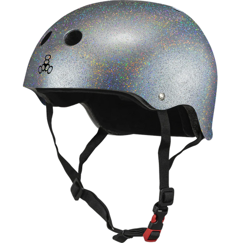 Triple 8 Sweatsaver Silver Glitter