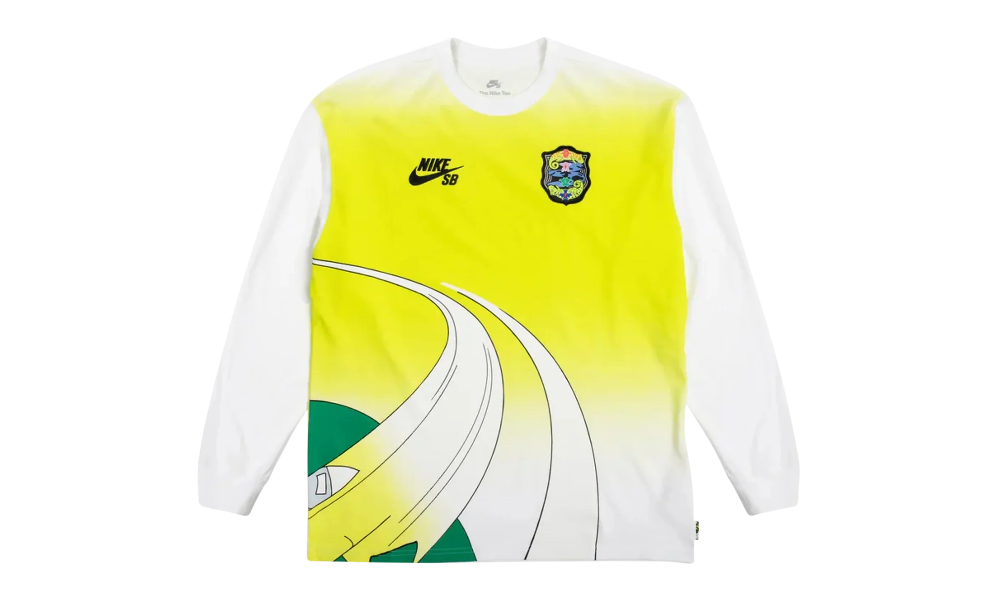 SB Long-Sleeve Skate T-Shirt "White" HF0035 100