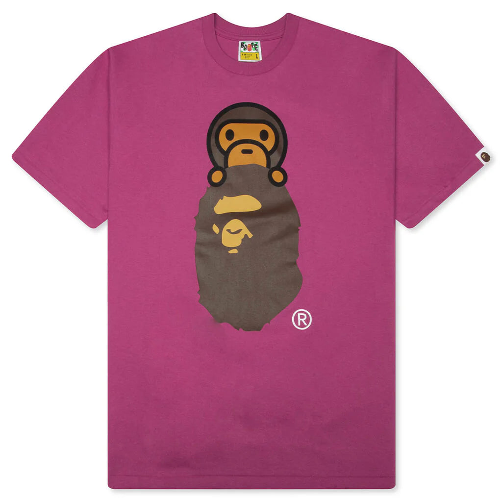 Milo On Ape Head Tee Pink