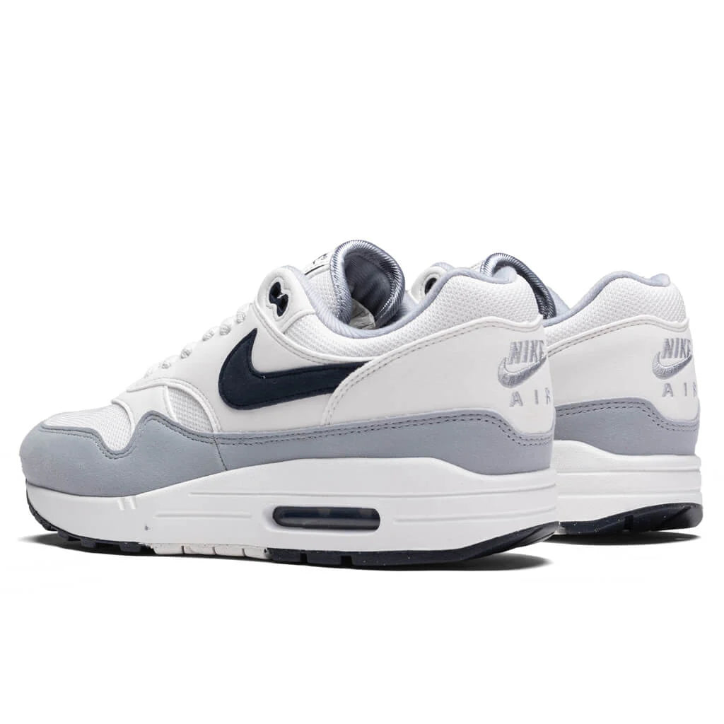 Air Max 1 Platinum Tint Dark Obsidian Wolf Grey
