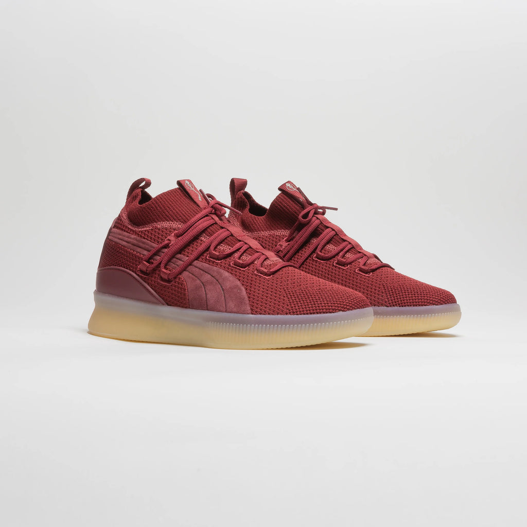 Def Jam X Clyde Court 35Th Anniversary Mens Basketball Shoe Burgundy Gum