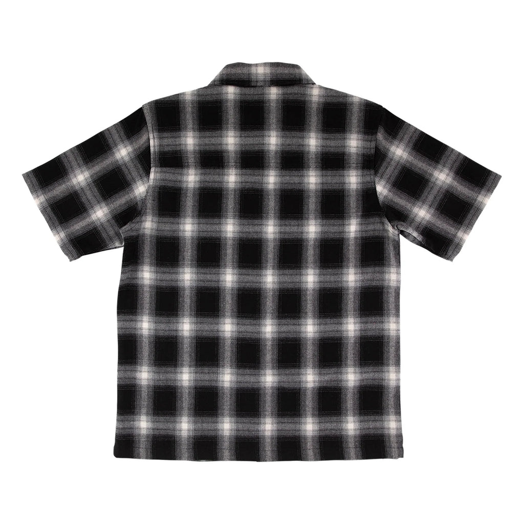 Independent Belmont S S Flannel Top Black Smoke