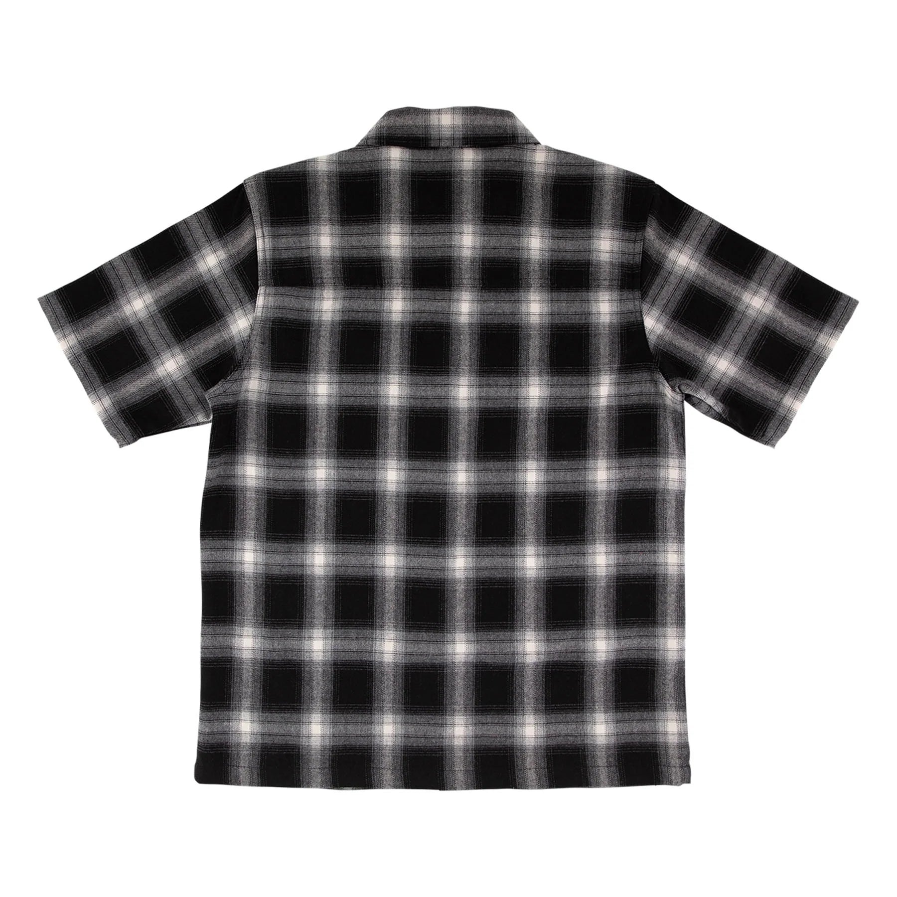 Independent Belmont S S Flannel Top Black Smoke