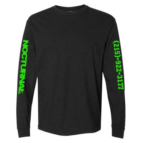 Nocturnal Dont Call Longsleeve Shirt Black